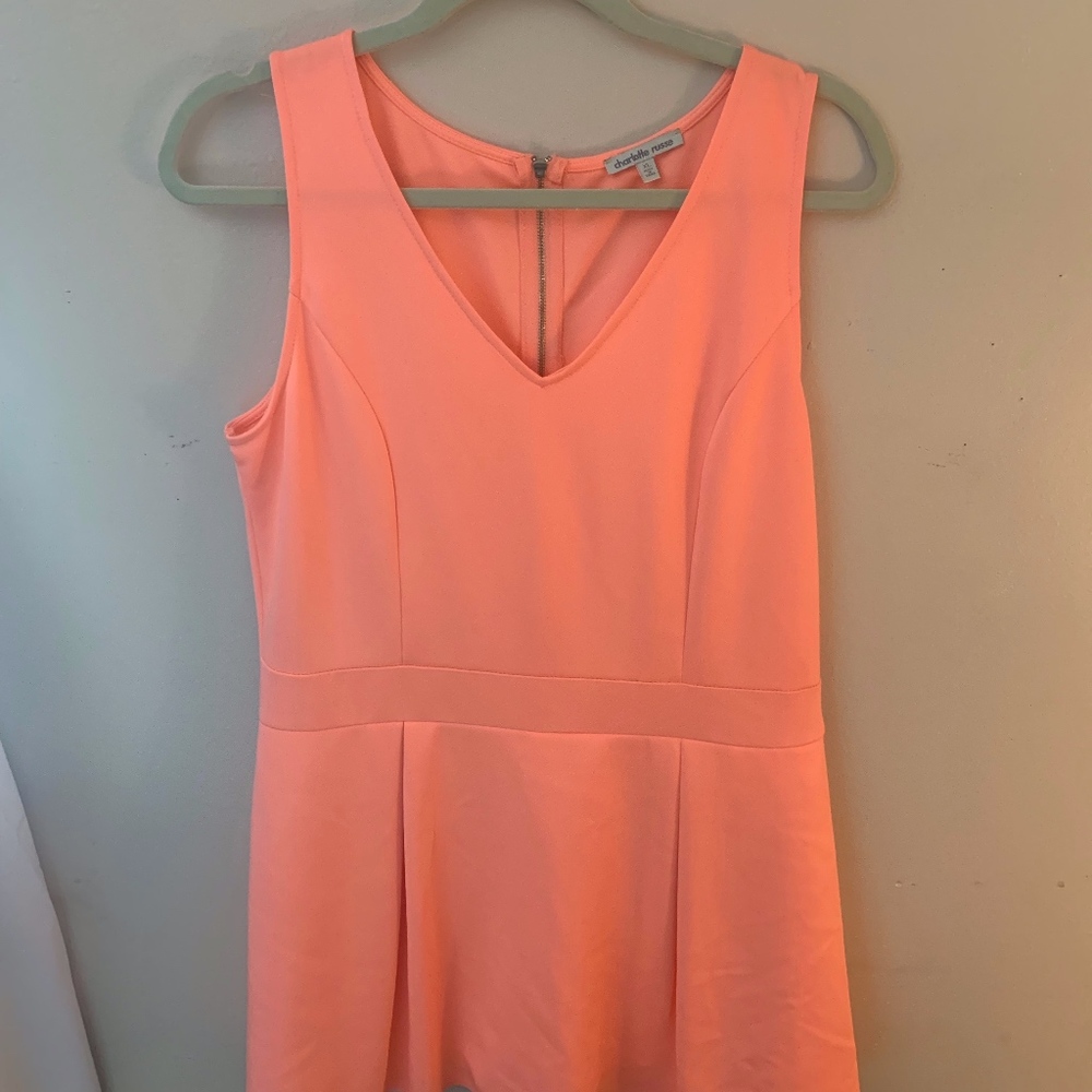 hot pink romper
